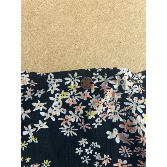 NWT Roxy Flower Dress Size Small Black Pink Cinch ERJWD03675 MSRP $75 - Picture 5 of 6
